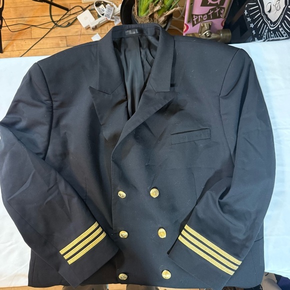 Vintage Delta Pilots First Officer Jacket 50S - Picture 6 of 16